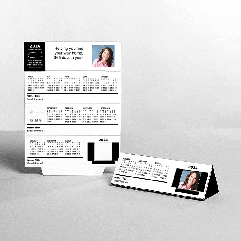 Picture of Custom Tented Desk Calendars - 2025