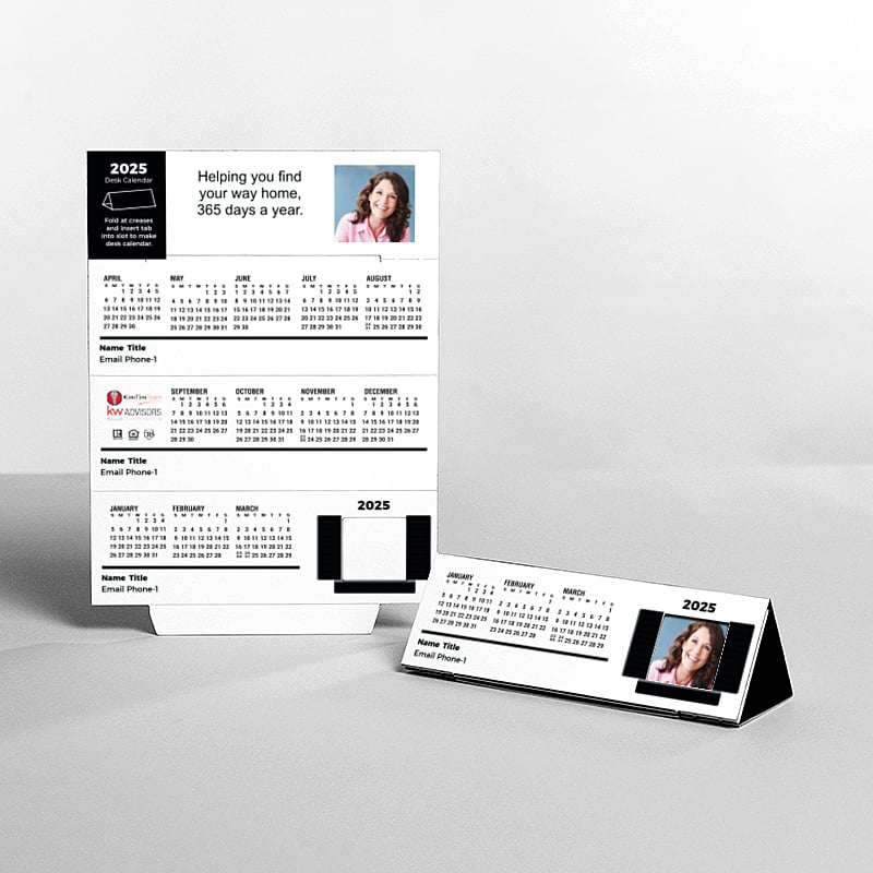 Picture of Custom Tented Desk Calendars - 2025