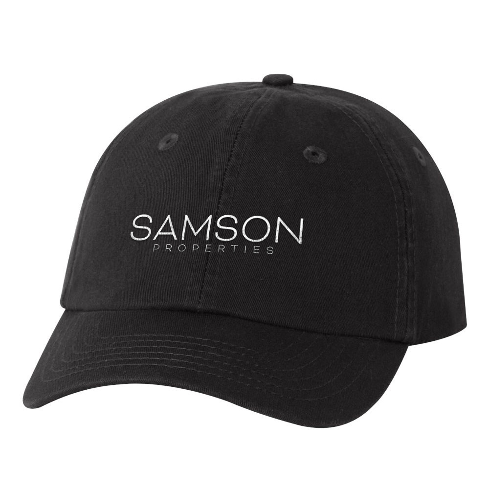 Picture of Samson Properties Classic Twill Hat - Adult One Size Black
