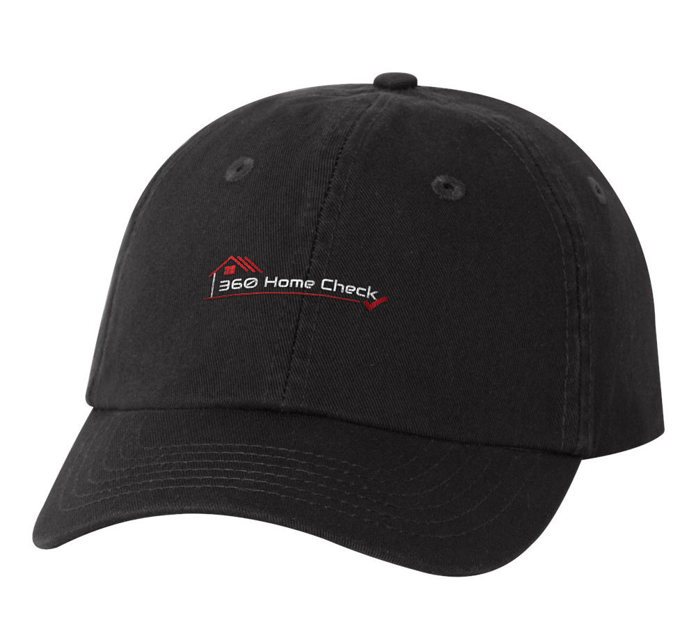 Picture of 360 Home Check Classic Twill Hat - Adult One Size Black