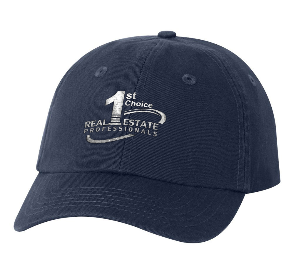 Picture of 1st Choice Real Estate Professionals, Inc. Classic Twill Hat - Adult One Size Navy