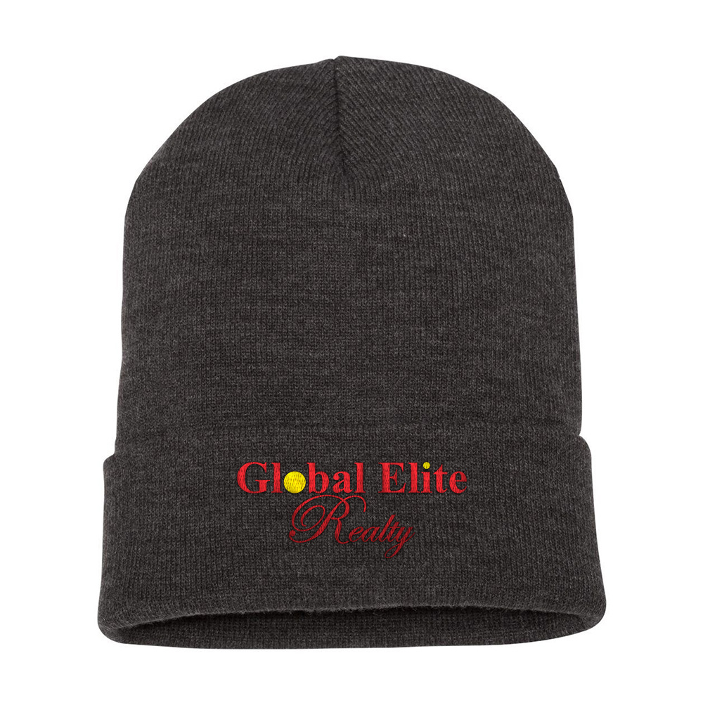 Picture of 12 Inch Cuffed Beanie - Adult One Size Charcoal