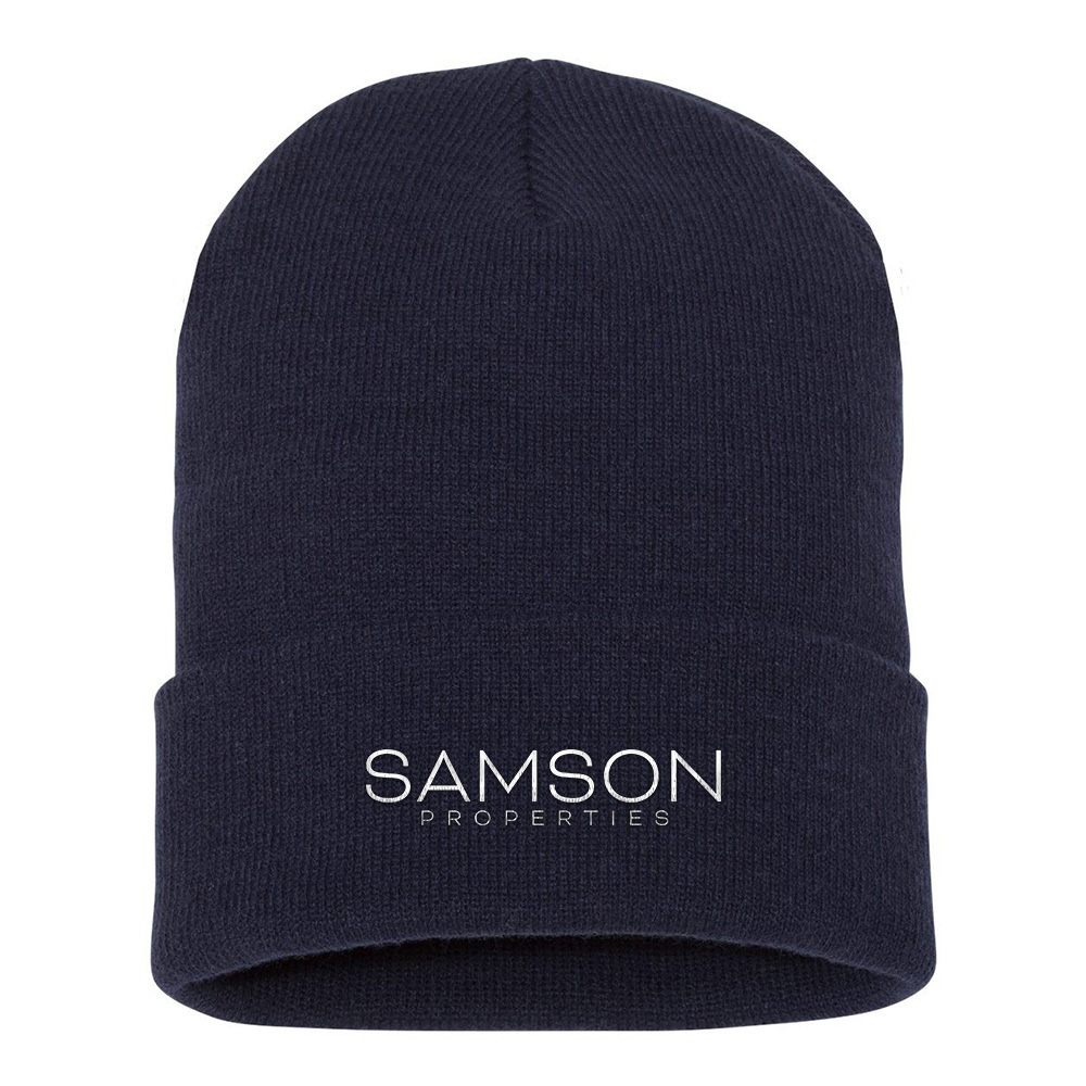 Picture of Samson Properties 12 Inch Cuffed Beanie - Adult One Size Navy