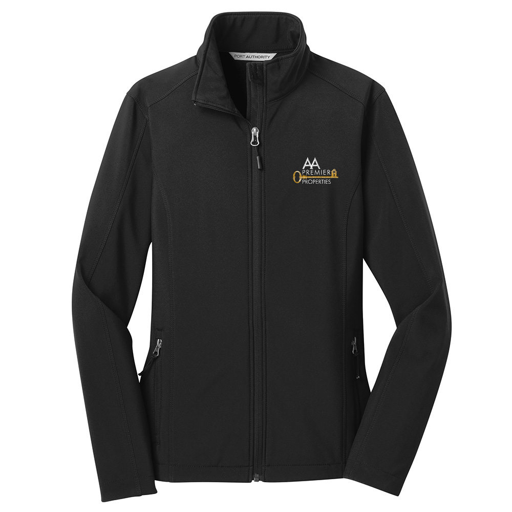 Picture of AA Premier Properties Port Authority Core Soft Shell Jacket - Women's  Black
