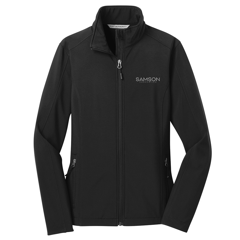 Picture of Samson Properties Port Authority Core Soft Shell Jacket - Women's  Black