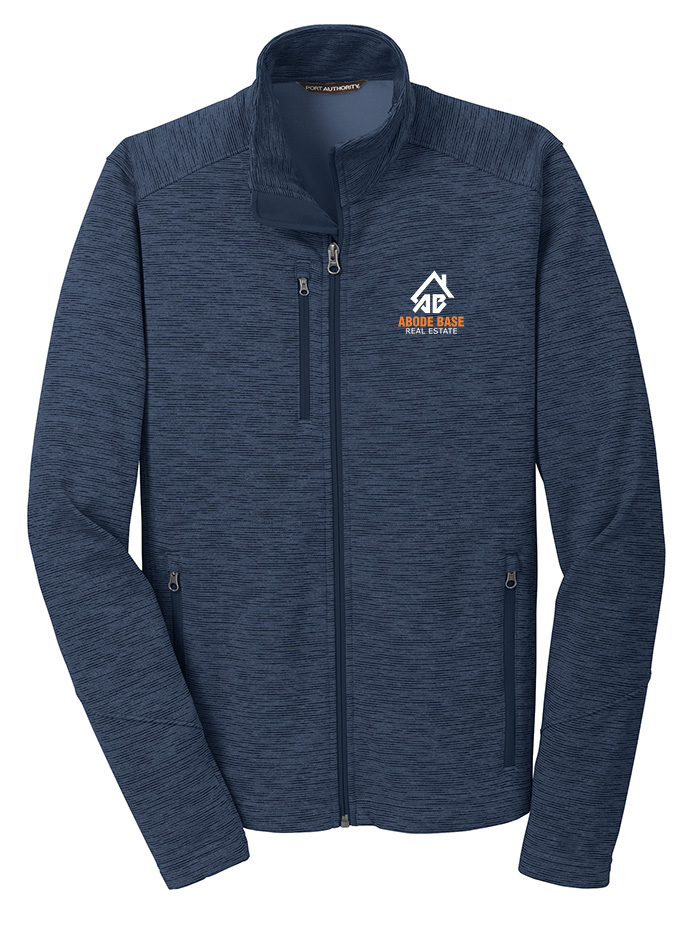 Picture of Abode Base Real Estate Port Authority DS Fleece Jacket - Men's  Navy