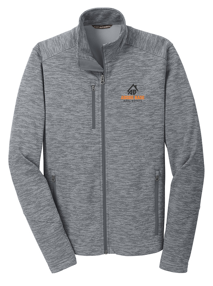 Picture of Abode Base Real Estate Port Authority DS Fleece Jacket - Men's  Gray
