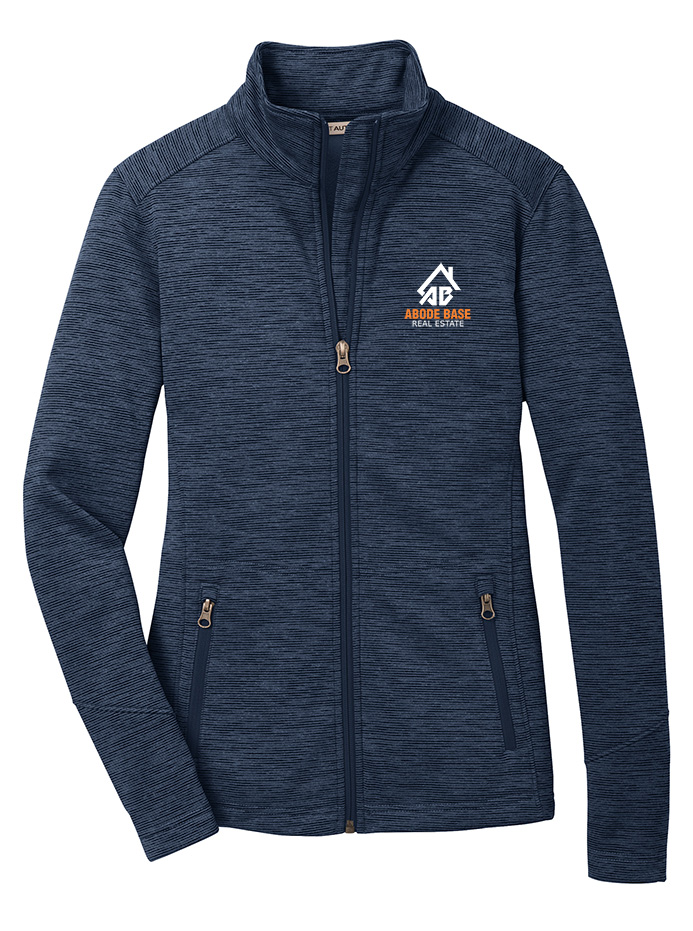 Picture of Abode Base Real Estate Port Authority DS Fleece Jacket - Women's  Navy