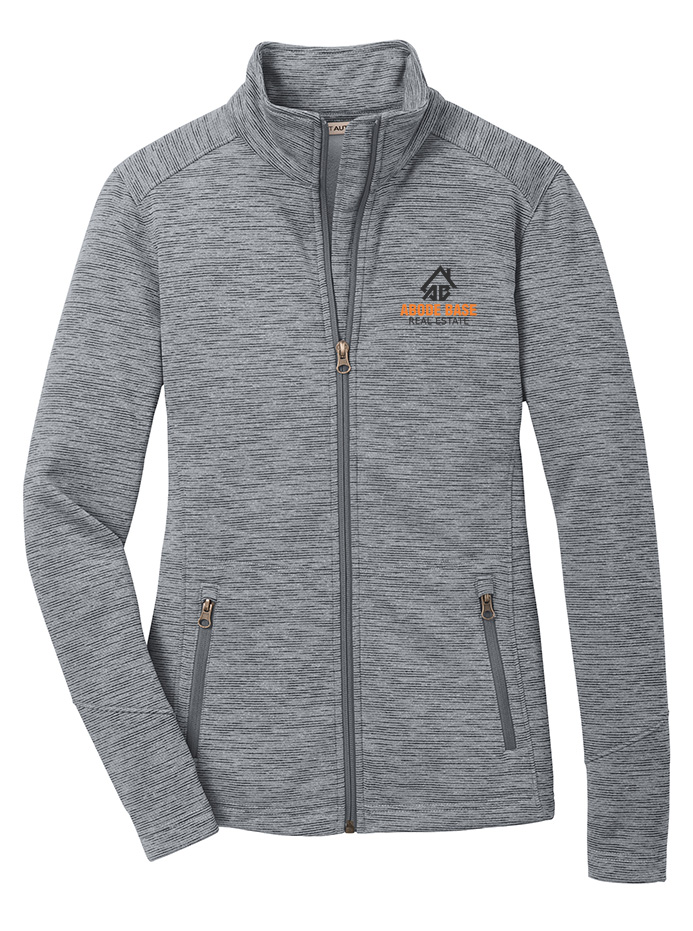 Picture of Abode Base Real Estate Port Authority DS Fleece Jacket - Women's  Gray
