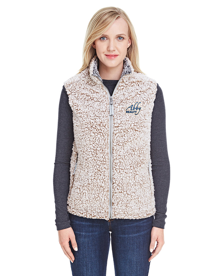 Picture of Abby Realty J America Sherpa Vest - Women's  Oatmeal
