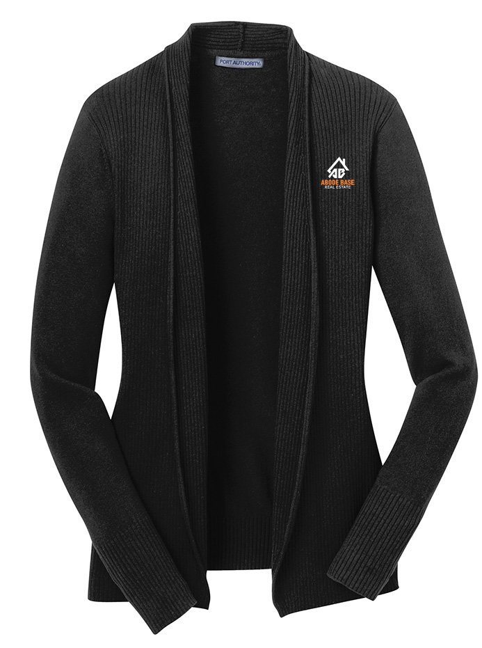 Picture of Abode Base Real Estate Port Authority Cardigan Sweater - Women's  Black
