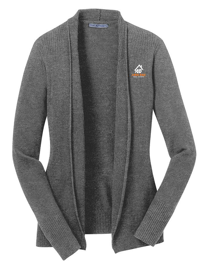 Picture of Abode Base Real Estate Port Authority Cardigan Sweater - Women's  Gray