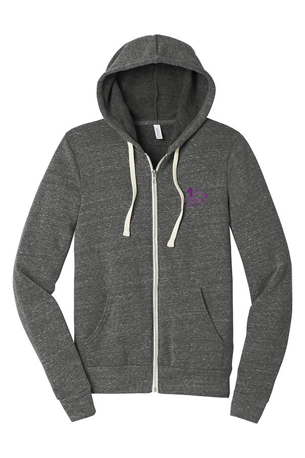 Picture of 1st Choice Real Estate Professionals, Inc. Fleece Full Zip Hoodie - Adult  Gray
