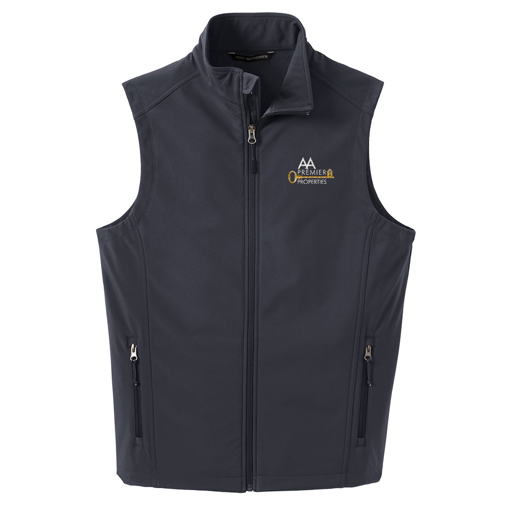 Picture of AA Premier Properties Soft Shell Vest - Men's  Charcoal