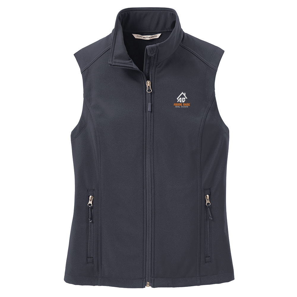 Picture of Abode Base Real Estate Soft Shell Vest - Women's  Charcoal