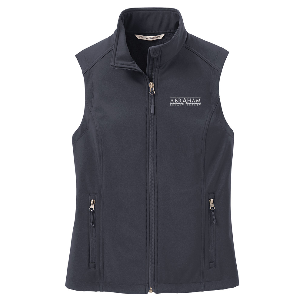 Picture of Abraham Legacy Realty Soft Shell Vest - Women's  Charcoal