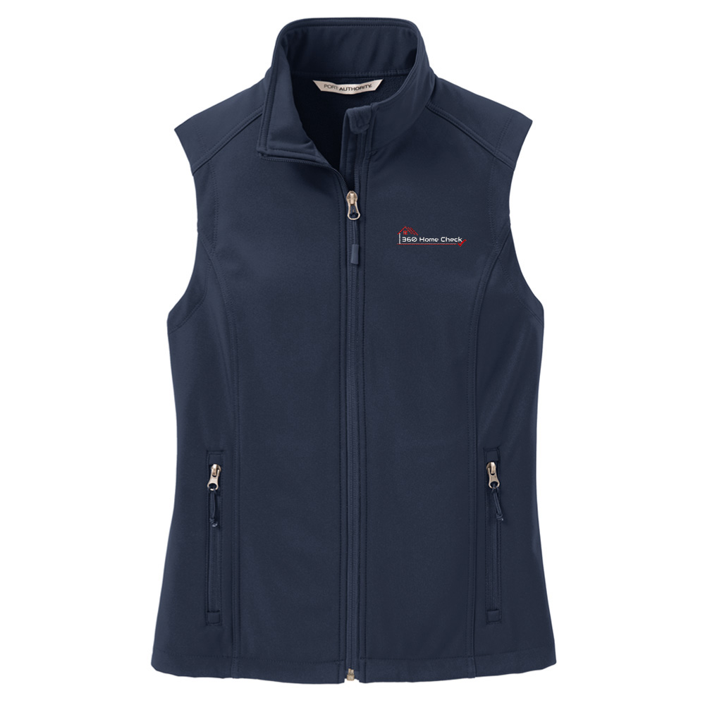 Picture of 360 Home Check Soft Shell Vest - Women's  Navy