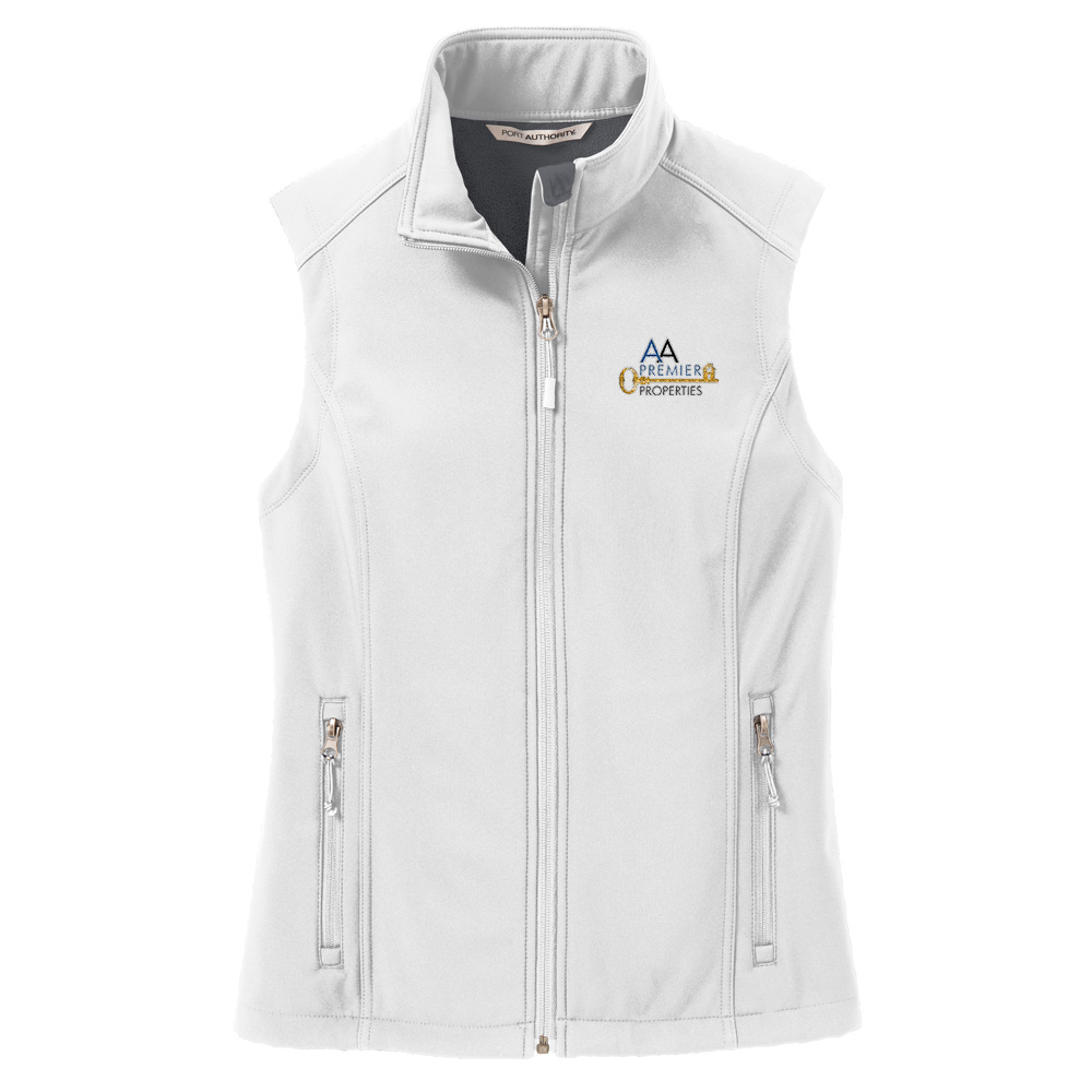 Picture of AA Premier Properties Soft Shell Vest - Women's  White