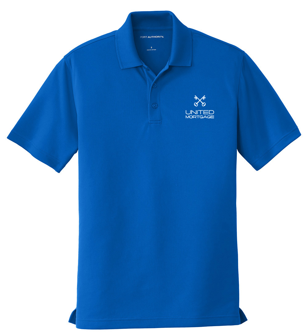 Picture of United Mortgage Moisture Wicking Micro Mesh Polo - Men's  Royal Blue