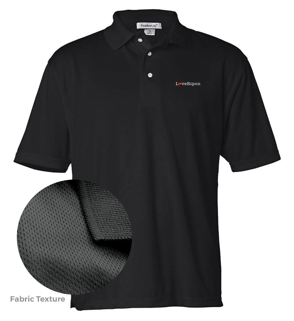 Picture of Love Our Cities Ripon Moisture Wicking Polo - Men's  Black 