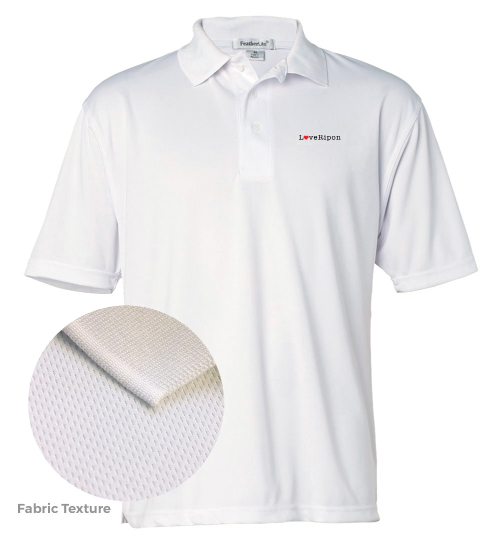 Picture of Love Our Cities Ripon Moisture Wicking Polo - Men's  White 