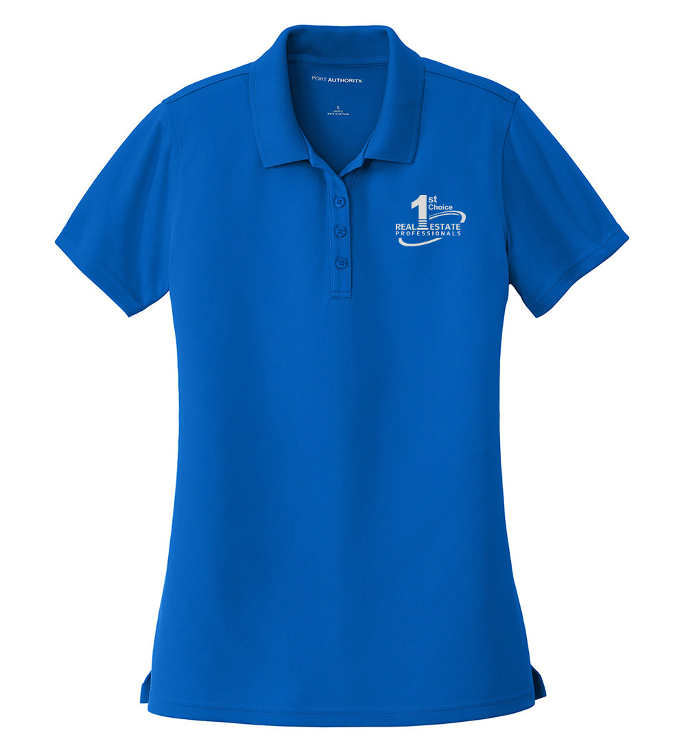 Picture of 1st Choice Real Estate Professionals, Inc. Moisture Wicking Micro Mesh Polo - Women's  Royal Blue