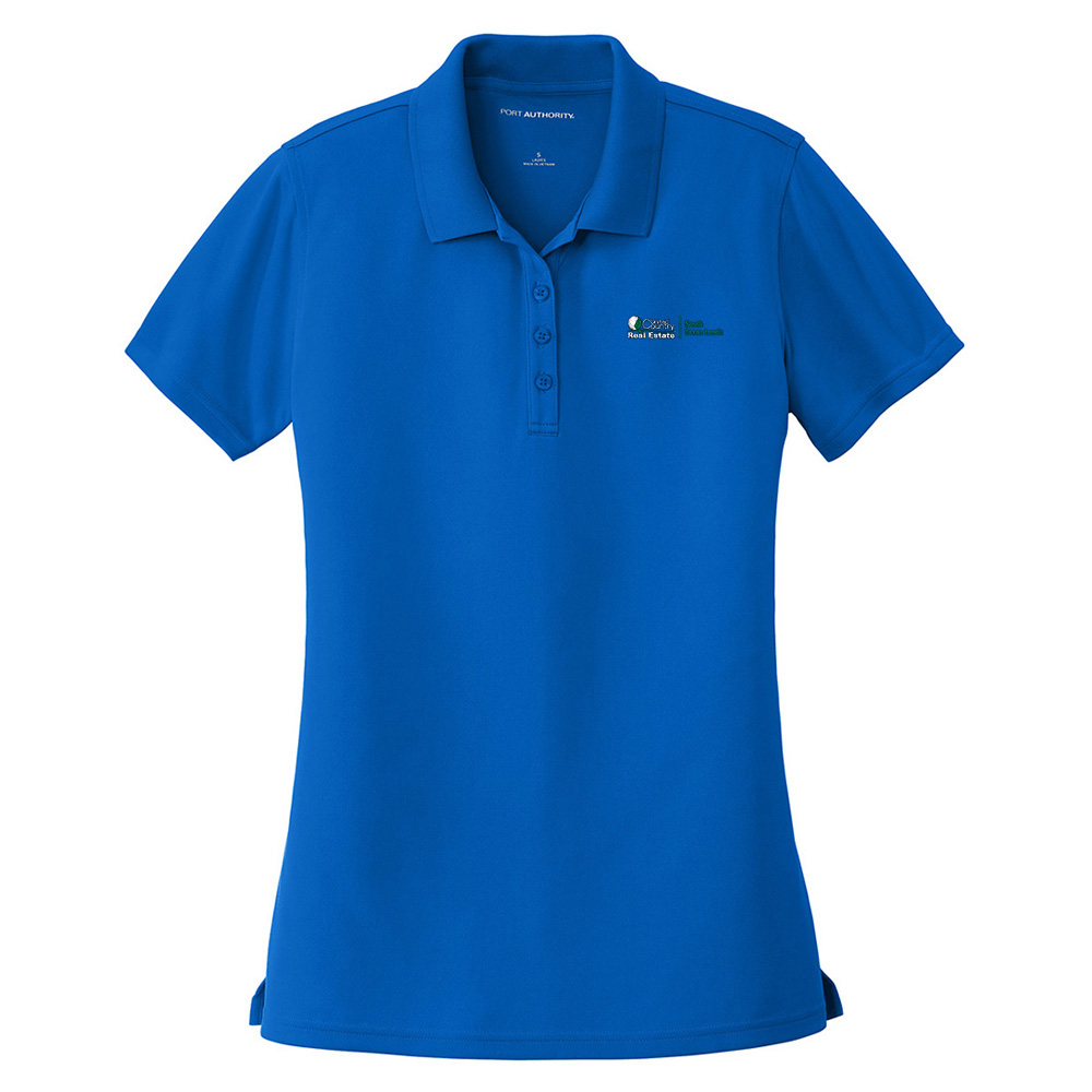 Picture of United Country/South Texas Lands Moisture Wicking Micro Mesh Polo - Women's  Royal Blue
