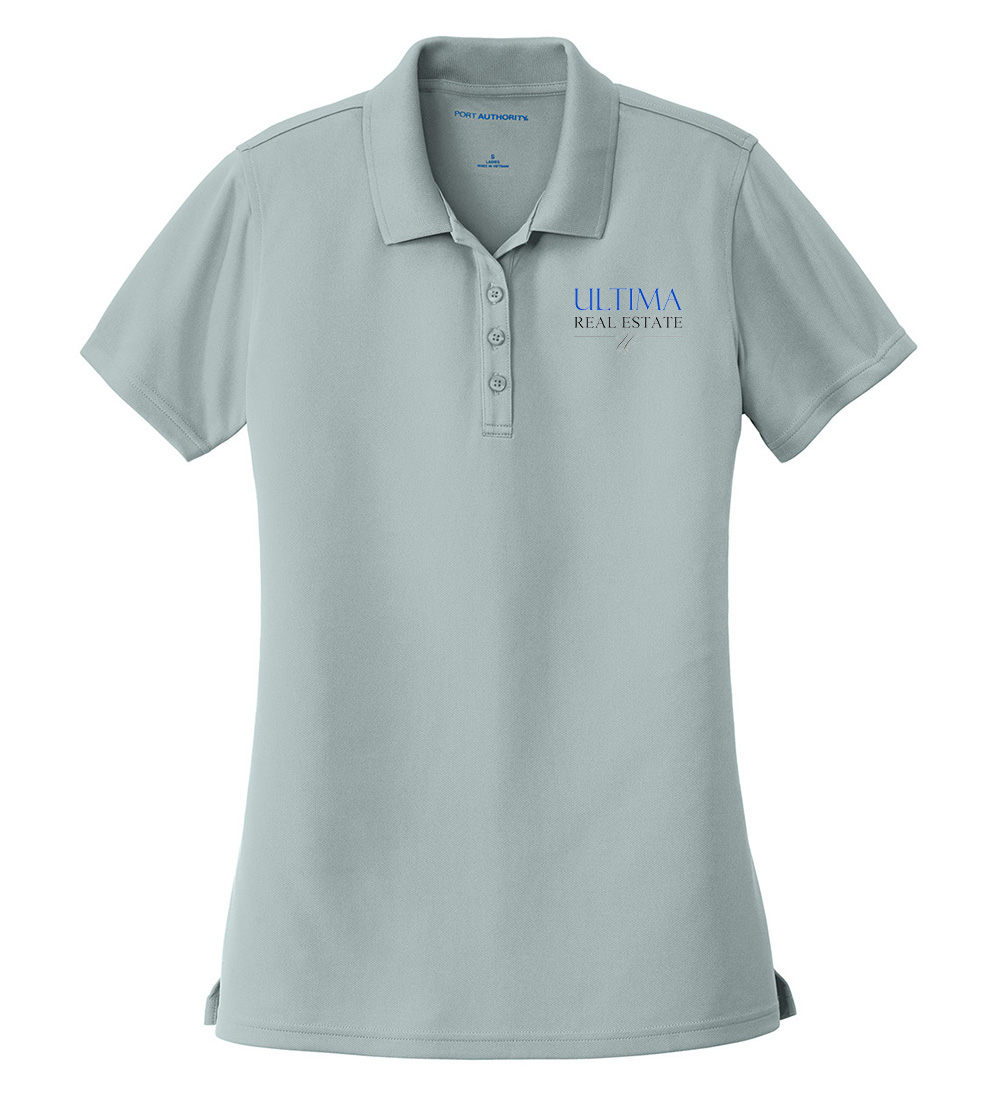 Picture of Ultima Real Estate Moisture Wicking Micro Mesh Polo - Women's  Gray