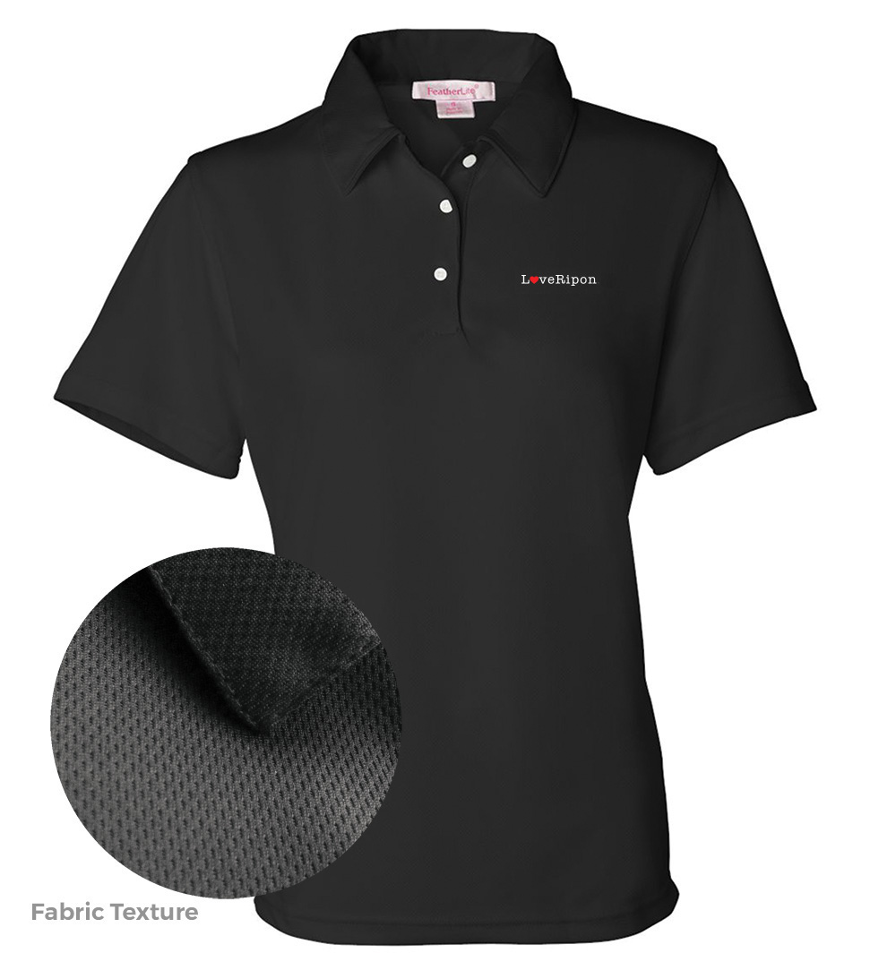 Picture of Love Our Cities Ripon Moisture Wicking Polo - Women's  Black 