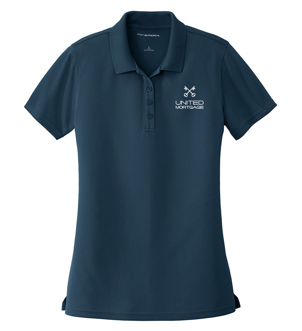 Picture of United Mortgage Moisture Wicking Micro Mesh Polo - Women's  Navy