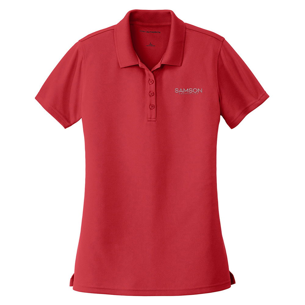 Picture of Samson Properties Moisture Wicking Polo - Women's  Red 