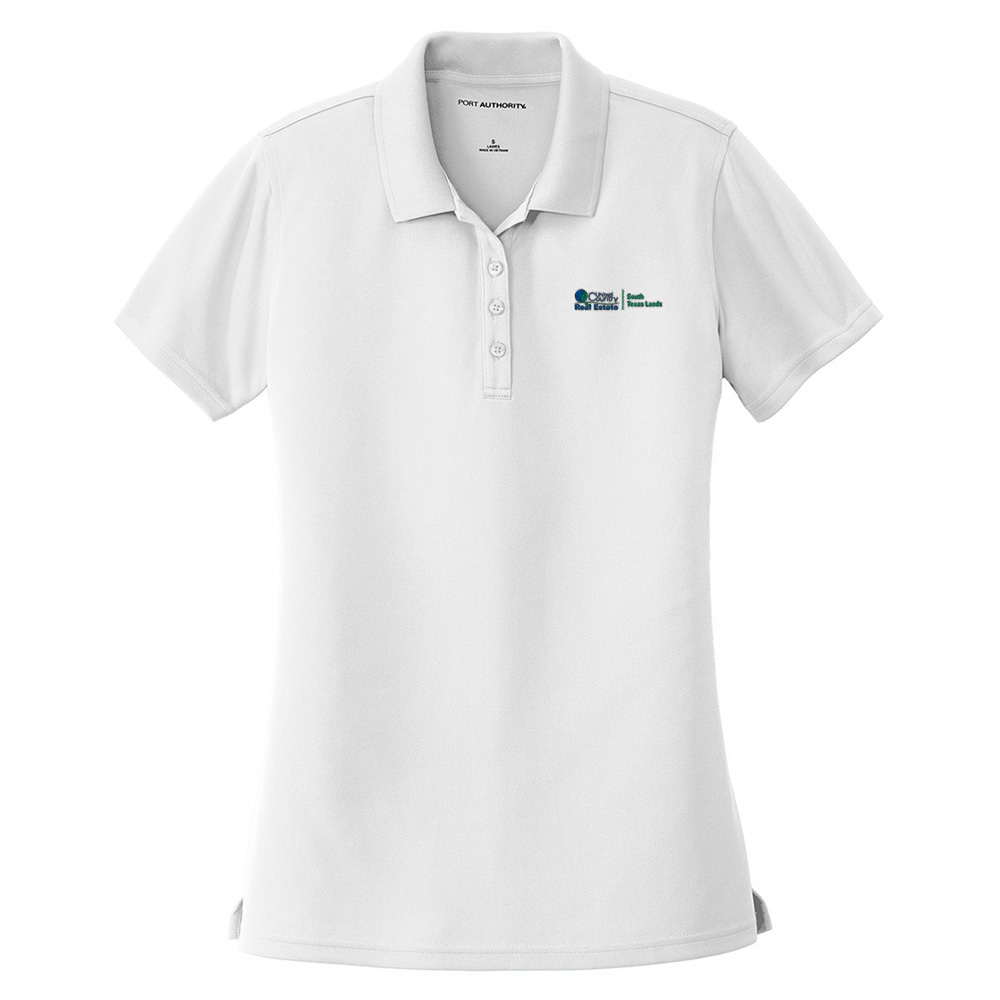 Picture of United Country/South Texas Lands Moisture Wicking Micro Mesh Polo - Women's  White