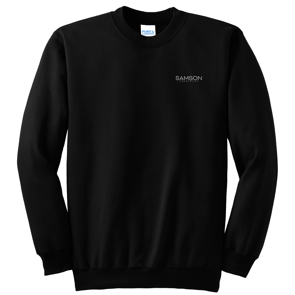 Picture of Samson Properties Fleece Crewneck Sweatshirt - Adult  Black