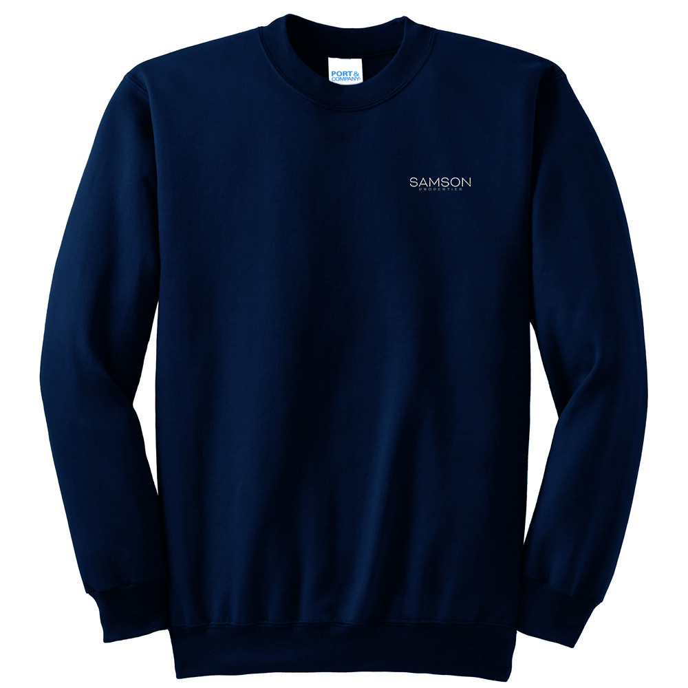 Picture of Samson Properties Fleece Crewneck Sweatshirt - Adult  Navy