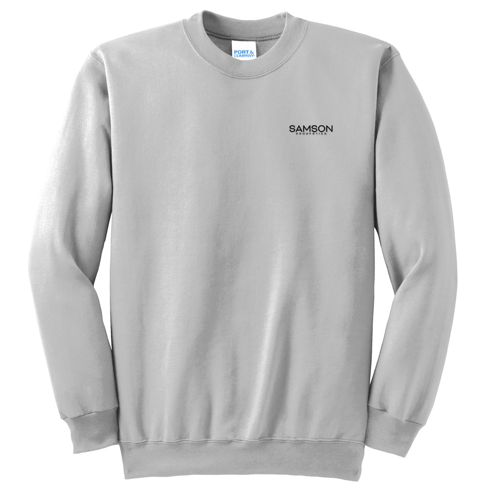 Picture of Samson Properties Fleece Crewneck Sweatshirt - Adult  Gray