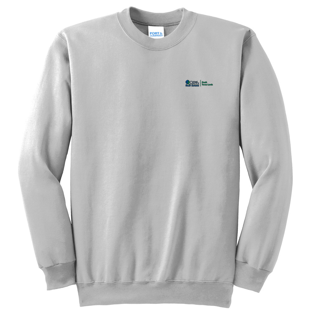 Picture of United Country/South Texas Lands Fleece Crewneck Sweatshirt - Adult  Gray
