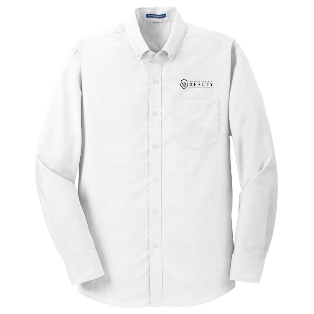 Picture of Turner Massey Realty Wrinkle Free Long Sleeve Oxford - Men's  White