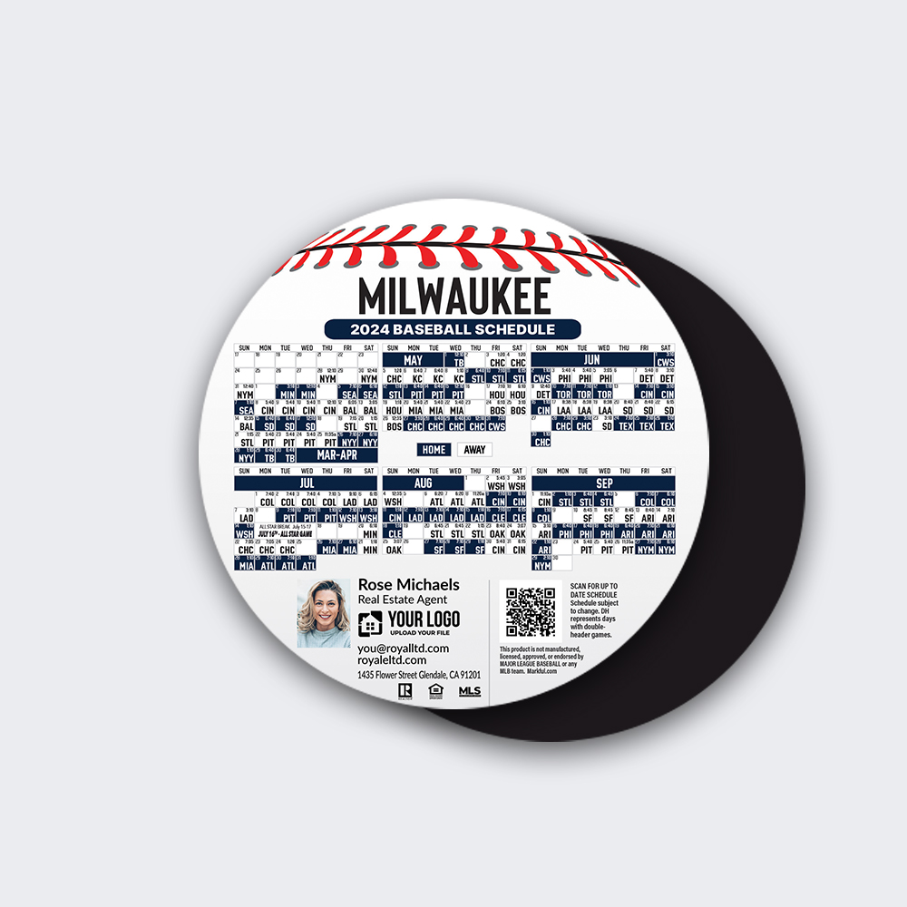 Picture of Circle Shape Magnets - Milwaukee Brewers