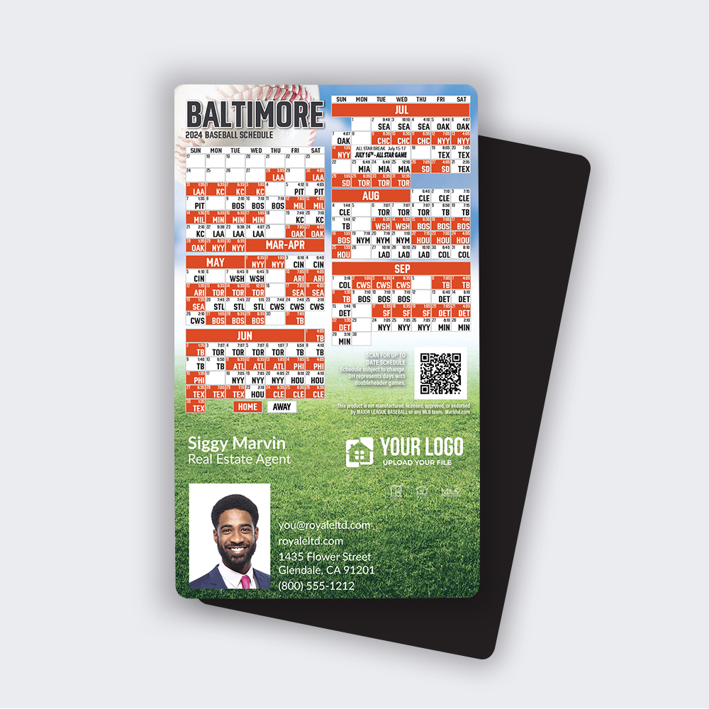Picture of 2024 Custom Full Baseball Magnets - Baltimore Orioles