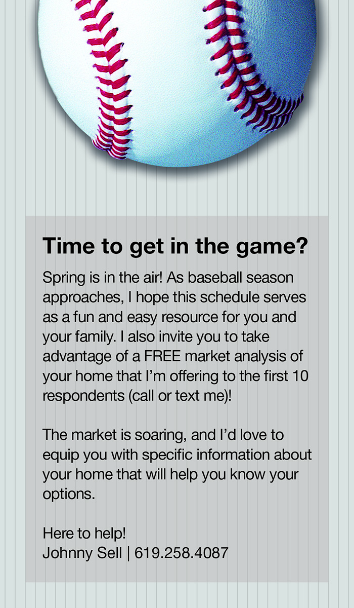 Picture of Message Inserts -  Baseball Insert Design 07