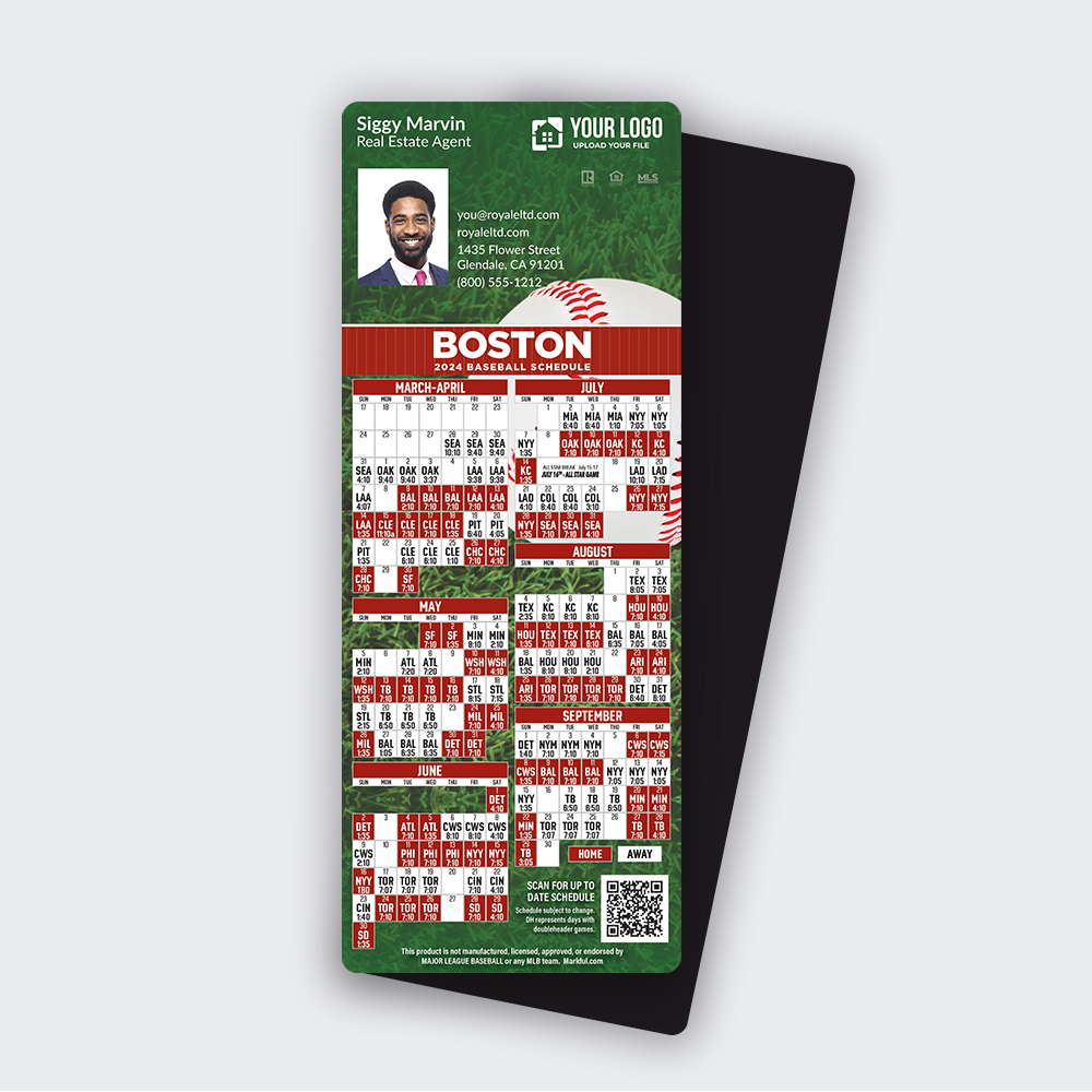 Picture of 2024 Custom QuickMagnet Baseball Magnets - Boston Red Sox
