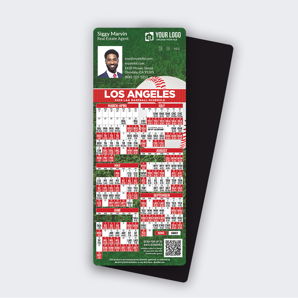 Picture of 2024 Custom QuickMagnet Baseball Magnets - Los Angeles Angels of Anaheim
