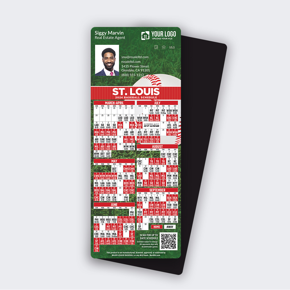 Picture of 2024 Custom QuickMagnet Baseball Magnets - St. Louis Cardinals