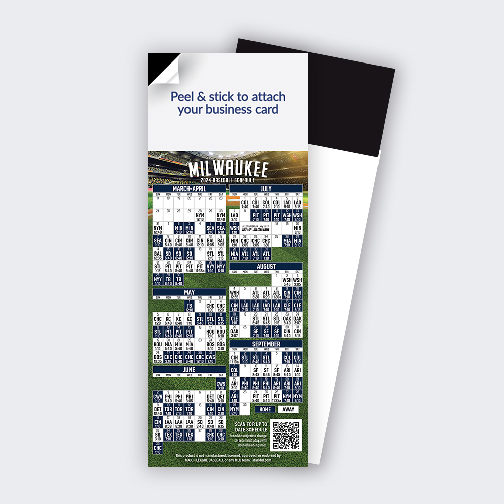 Picture of 2024 QuickStix Baseball Magnets - Milwaukee Brewers