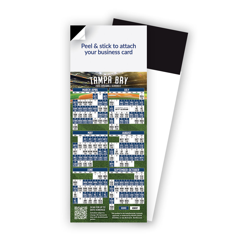 Picture of 2024 QuickStix Baseball Magnets - Tampa Bay Rays - 1000 Pack