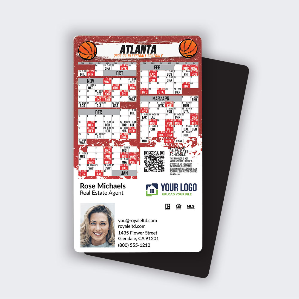 Picture of 2023-24 Custom First Class Basketball Magnets - Atlanta Hawks 