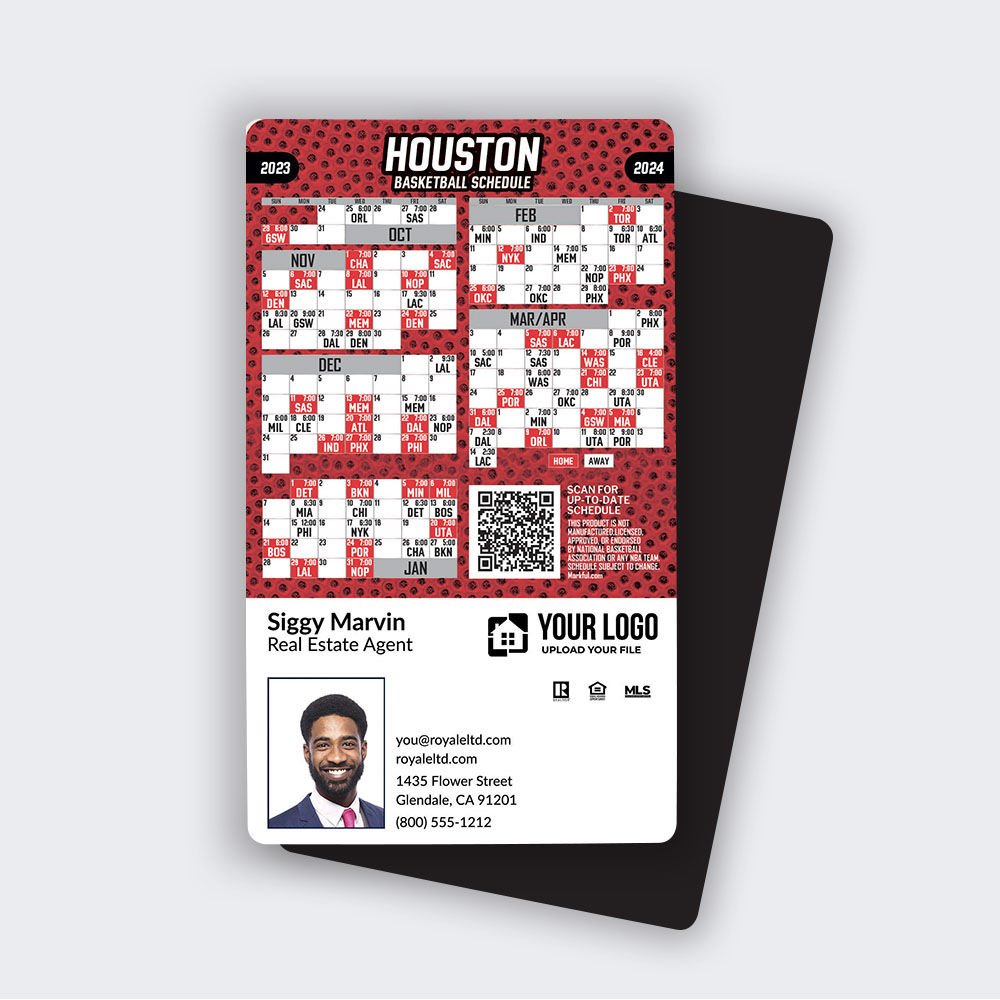 Picture of 2023-24 Custom First Class Basketball Magnets - Houston Rockets 
