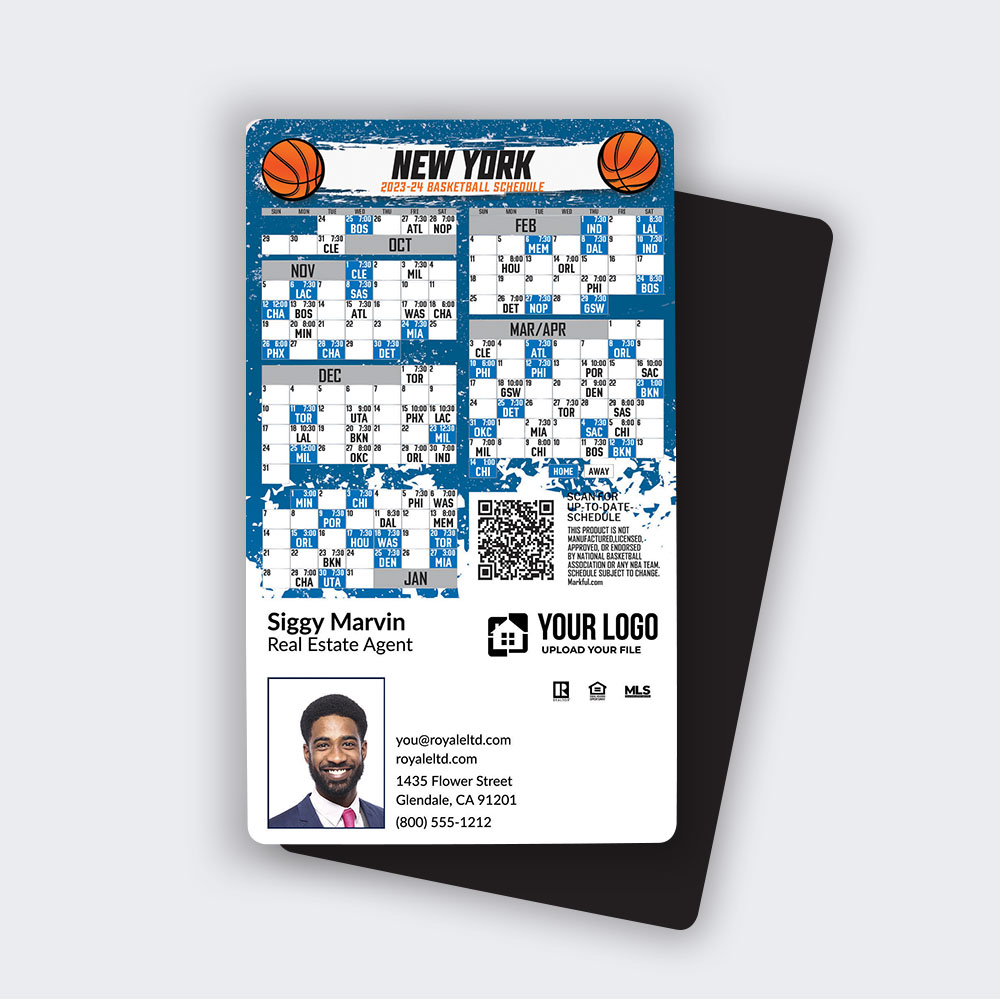 Picture of 2023-24 Custom First Class Basketball Magnets - New York Knicks 