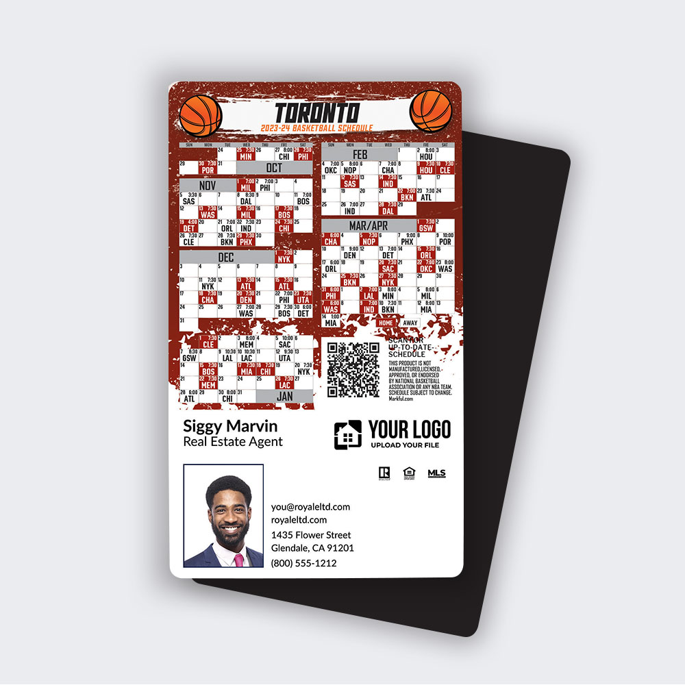 Picture of 2023-24 Custom First Class Basketball Magnets - Toronto Raptors 