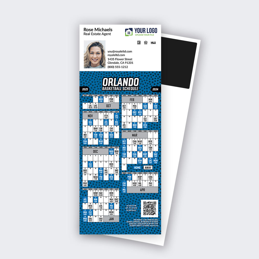 Picture of 2023-24 Custom QuickCard Basketball Magnets - Orlando Magic 
